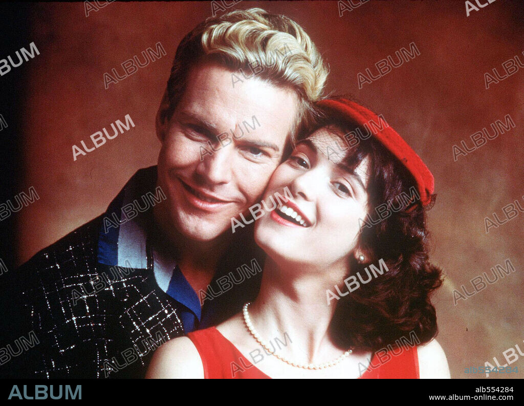 DENNIS QUAID and WINONA RYDER in GREAT BALLS OF FIRE!, 1989, directed by JIM MCBRIDE. Copyright ORION PICTURES.