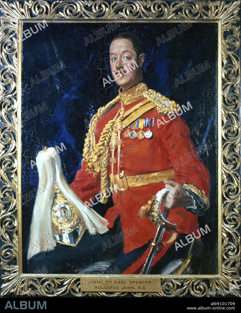 Albert Edward John Spencer , 7th Earl Spencer 1892 - 1975 : Portrait by Augustus John.