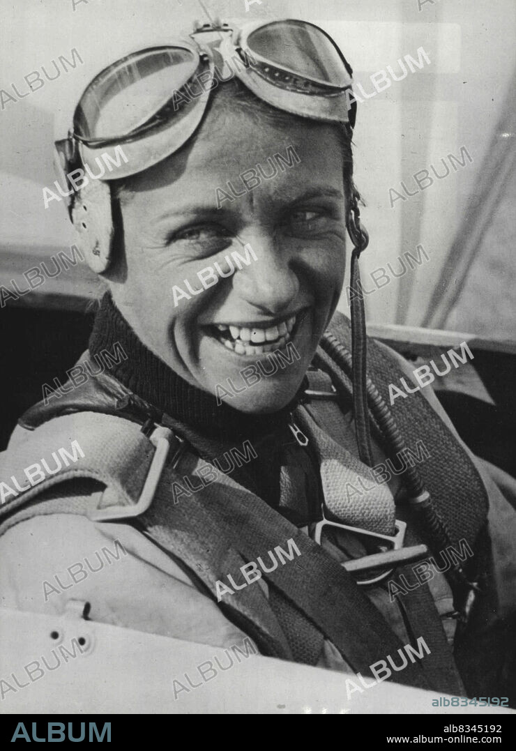 Iron Cross For Woman Who Flew In Flying Bomb -- Mrs. Reisch.Borling announces that Mrs. Anna Reisch, "a biological phemomenon", has been awarded the Iron Cross, 1st Class, for flying in a V-I plane and solving problems which tests failed to cure. According to the Gormans Mrs. Roisch, who is insonsible to pressure, flew in almost horizontal position, gazing through a periscopo. There were no instruments, and only an emergency landing device. After four days the trouble was found and remedied. Mrs. Reisch was seriously injured. July 27, 1944.