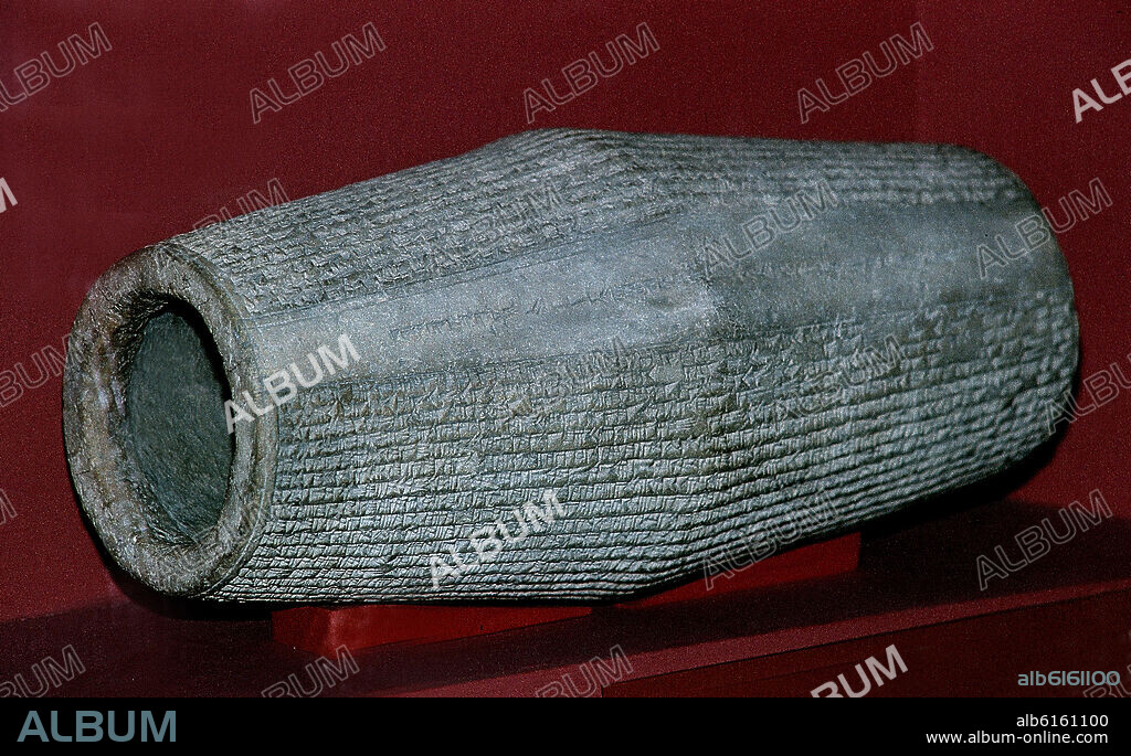 Seal describing the campaigns of Sennacherib against the King of Babylonia and the Medes.. London, British Museum.