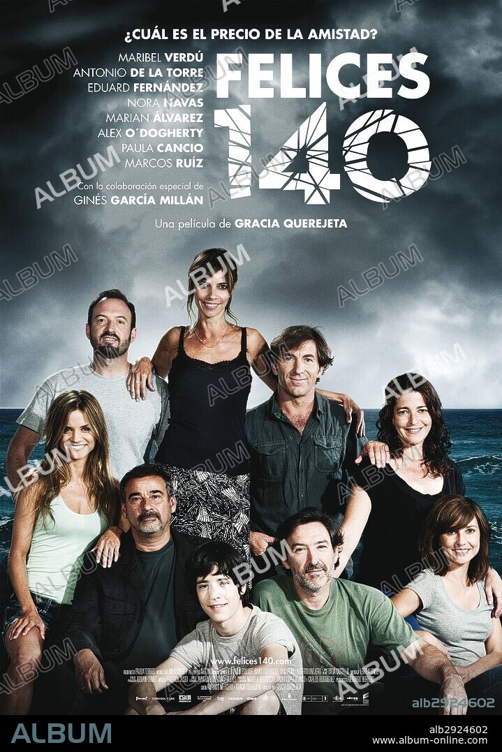 Poster de FELICES 140, 2015, dirigida por GRACIA QUEREJETA. Copyright FORESTA FILMS/HERNADEZ Y FERNANDEZ /IGNORANCIA DE LA SANGRE.