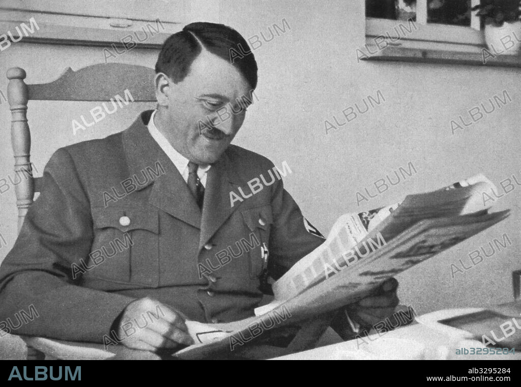 Adolf Hitler at the Berghof in Berchtesgaden - c1935.