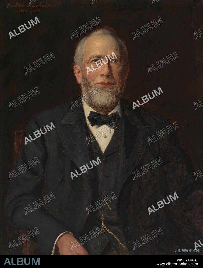 RALPH ELMER CLARKSON. Gustavus Franklin Swift. oil on canvas. Date: 1904.