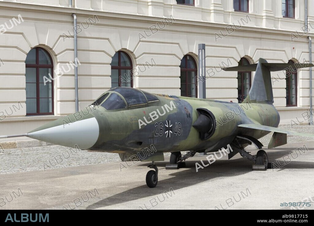 Lockheed F-104 Starfighter; single-engine fighter aircraft; Military History Museum of the German Armed Forces; Dresden; Saxony; Germany; Europe.