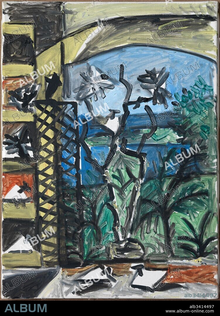 Pablo Picasso / "Los pichones", 1957, Oil on canvas, 33 x 24 cm, MPB 70,452.