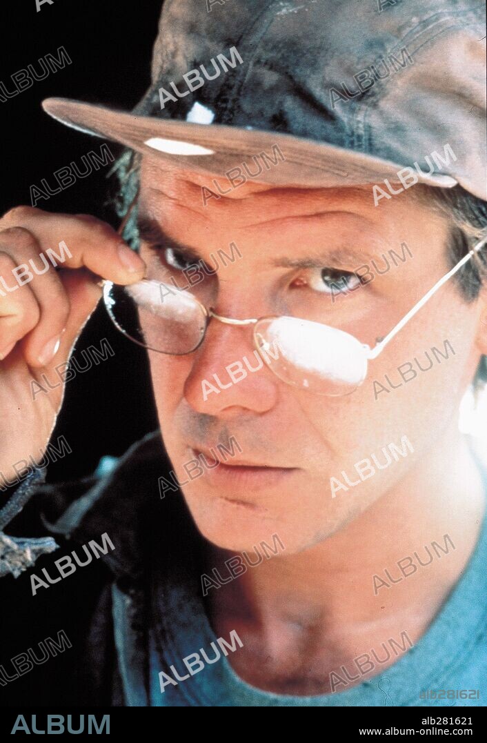 HARRISON FORD en LA COSTA DE LOS MOSQUITOS, 1986 (THE MOSQUITO COAST), dirigida por PETER WEIR. Copyright WARNER BROTHERS.