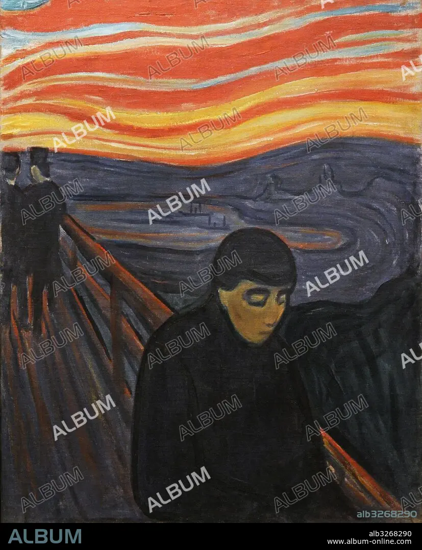 Edvard Munch (1863-1944). Norwegian painter. Despair, 1894