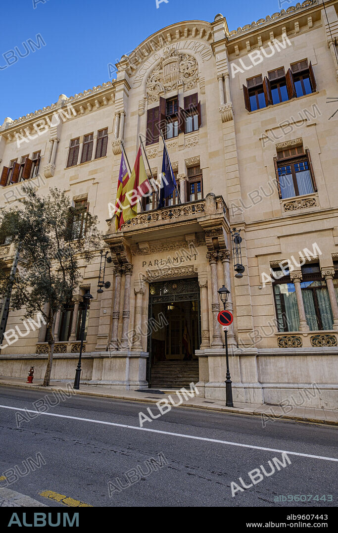 Parlament de les Illes Balears, Antiguo Circulo Mallorquin, s.XIX, Palma, Mallorca, Balearic Islands, Spain.