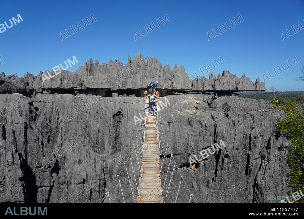 Tsingy de Bemaraha National Park, UNESCO World Heritage Site, Melaky Region, Western Madagascar, Africa.