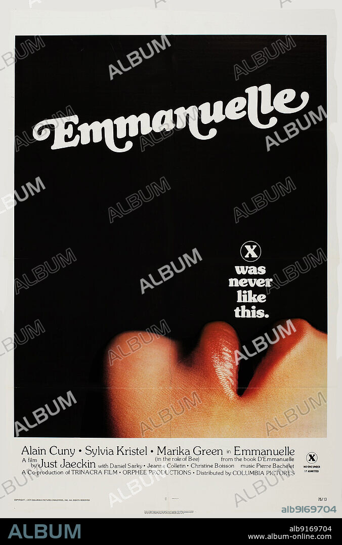 ANONYMOUS. Movie poster Emmanuelle by Just Jaeckin.