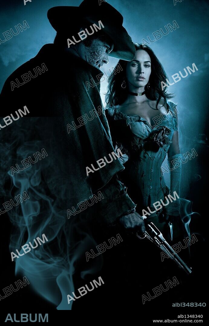 JOSH BROLIN and MEGAN FOX in JONAH HEX, 2010, directed by JIMMY HAYWARD. Copyright DC ENTERTAINMENT/MADE CHANCE/WEED ROAD PICTURES.