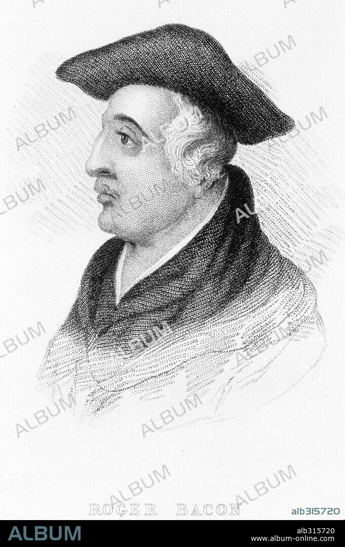 Roger Bacon. English philosopher and scientifist.