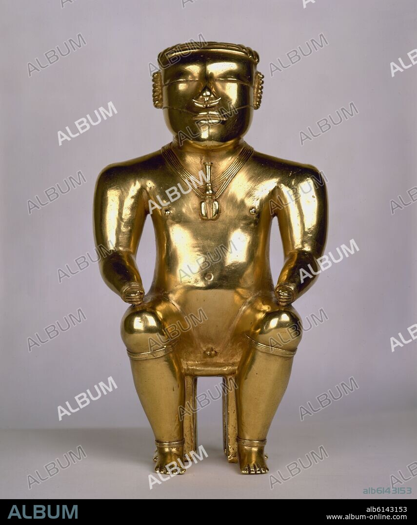 TESORO DE LOS QUIMBAYAS - CACIQUE DE ORO - COLOMBIA - 200-1000 DC.