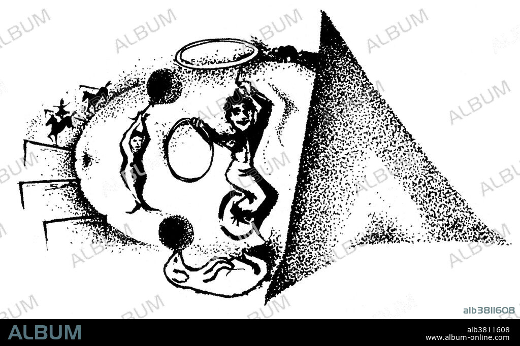 An optical illusion is a phenomena where one seems to see something that doesn't exist or with another perspective. It is also called visual illusion and is categorized by visually apparent images. An optical illusion is basically a visually misleading image interpreted by the brain inaccurately. No artist credited, undated.