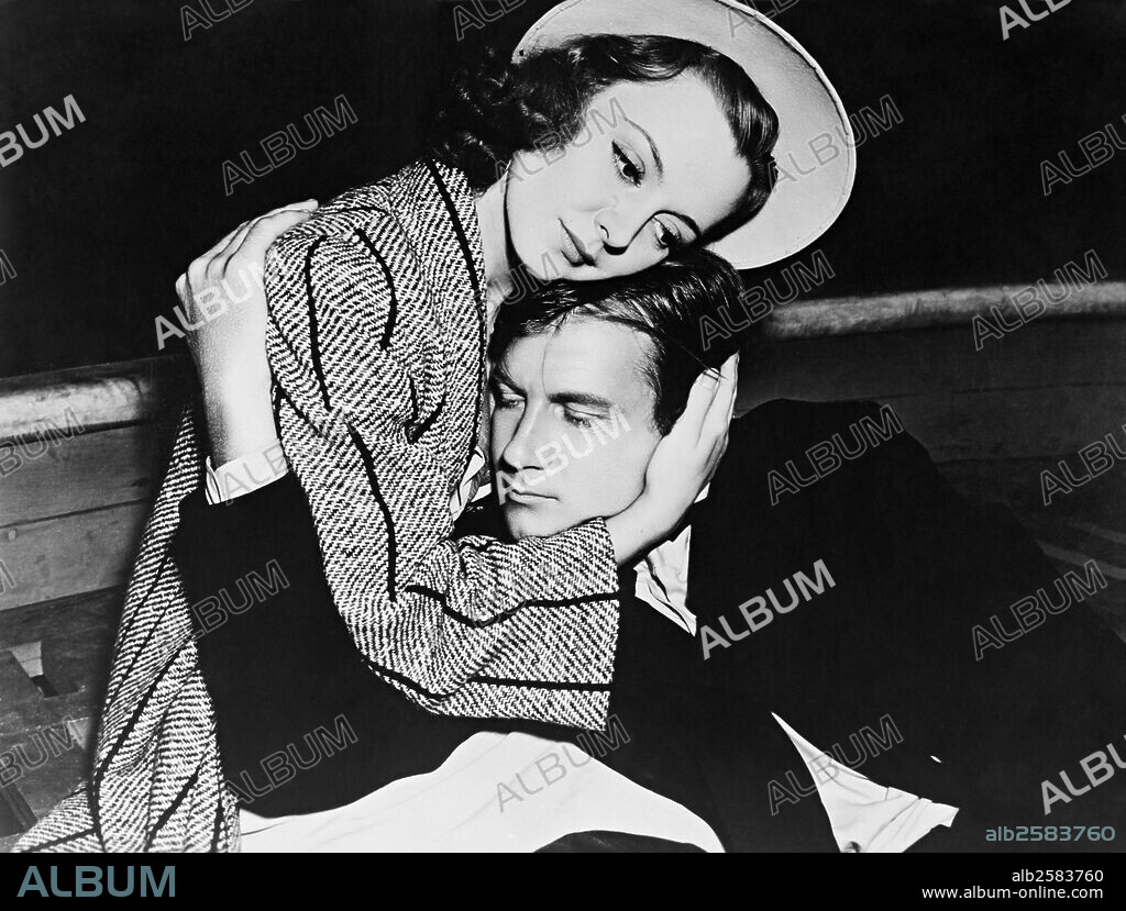 ANDREA LEEDS and JOEL MCCREA in YOUTH TAKES A FLING, 1938, directed by ARCHIE MAYO. Copyright UNIVERSAL PICTURES.