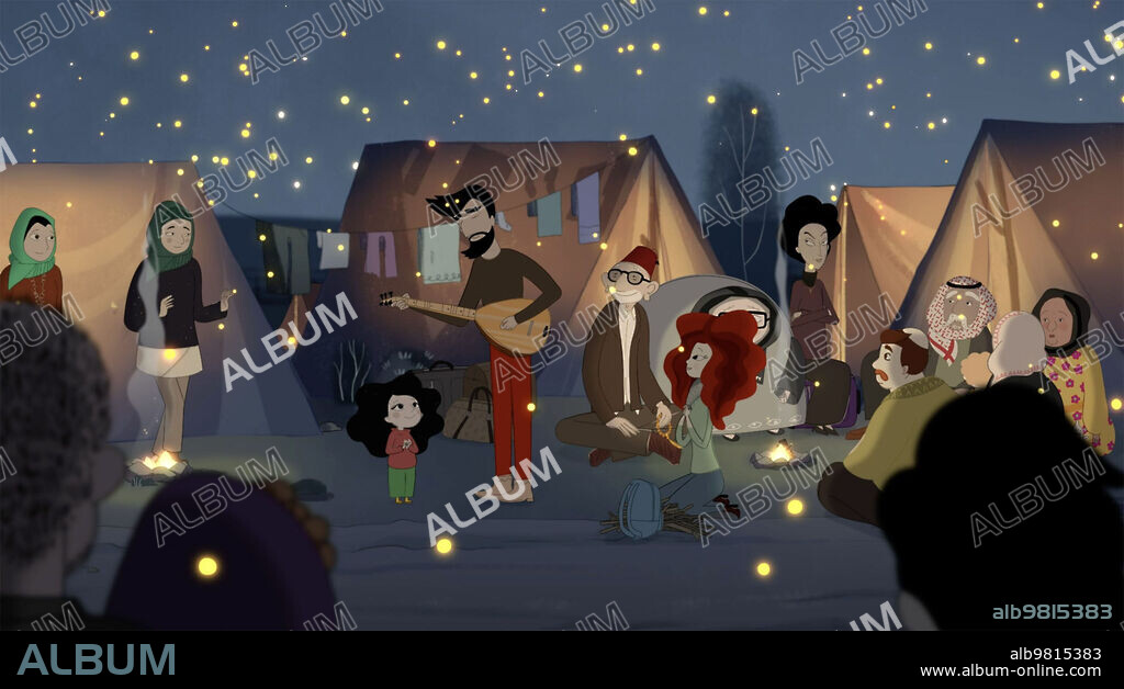 DOUNIA AND THE PRINCESS OF ALEPPO, 2022 (DOUNIA ET LA PRINCESSE D'ALEP), directed by ANDRE KADI and MARYA ZARIF. Copyright HAUT ET COURT.