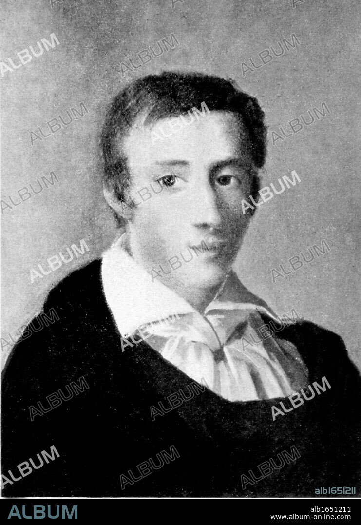 Frederic Francois Chopin, 1810 - 1849), Polish composer and pianist. portrait dated 1829 of the young Chopin by Mieroszewski Ambro?y (1802-1884).