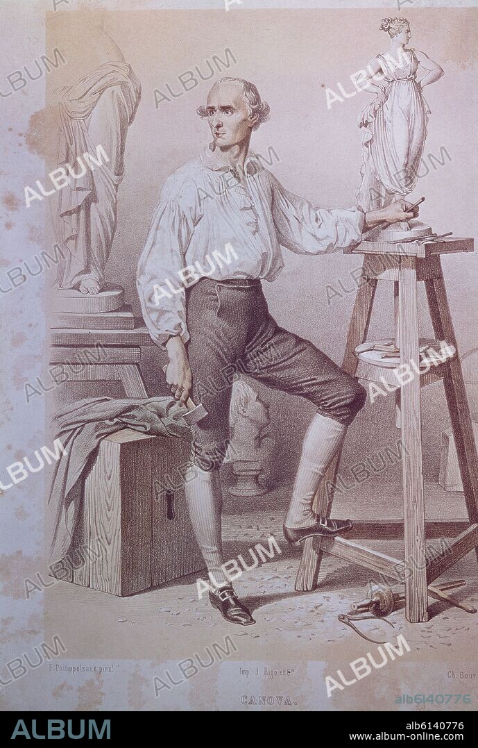 ANTONIO CANOVA (1757-1822) ESCULTOR ITALIANO.