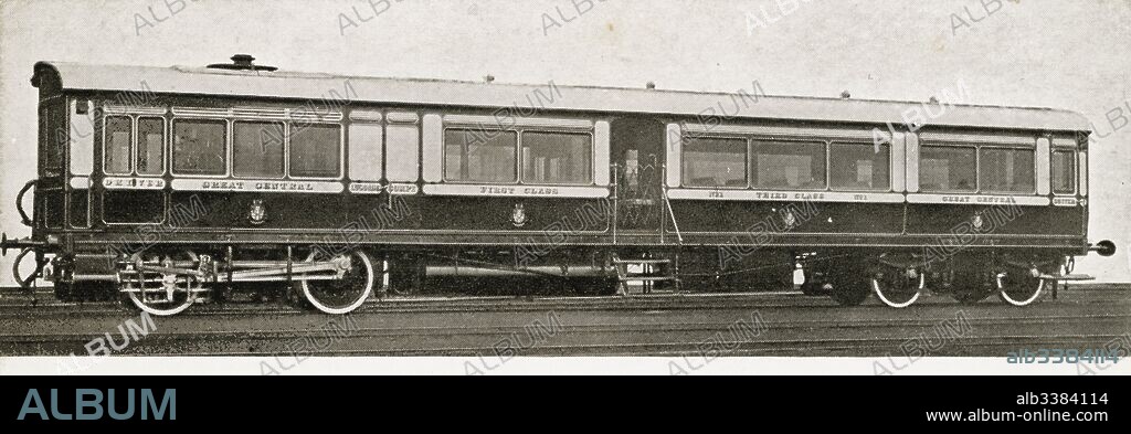 Steam rail motor coach no 1.