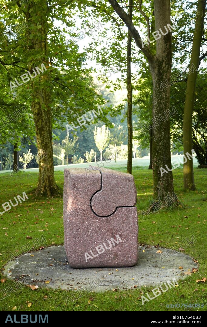 Sculptures of Eduardo Chillida, Chillida Leku Museum, Hernani, Near of Donostia, San Sebastian, Gipuzkoa, Basque Country, Spain.