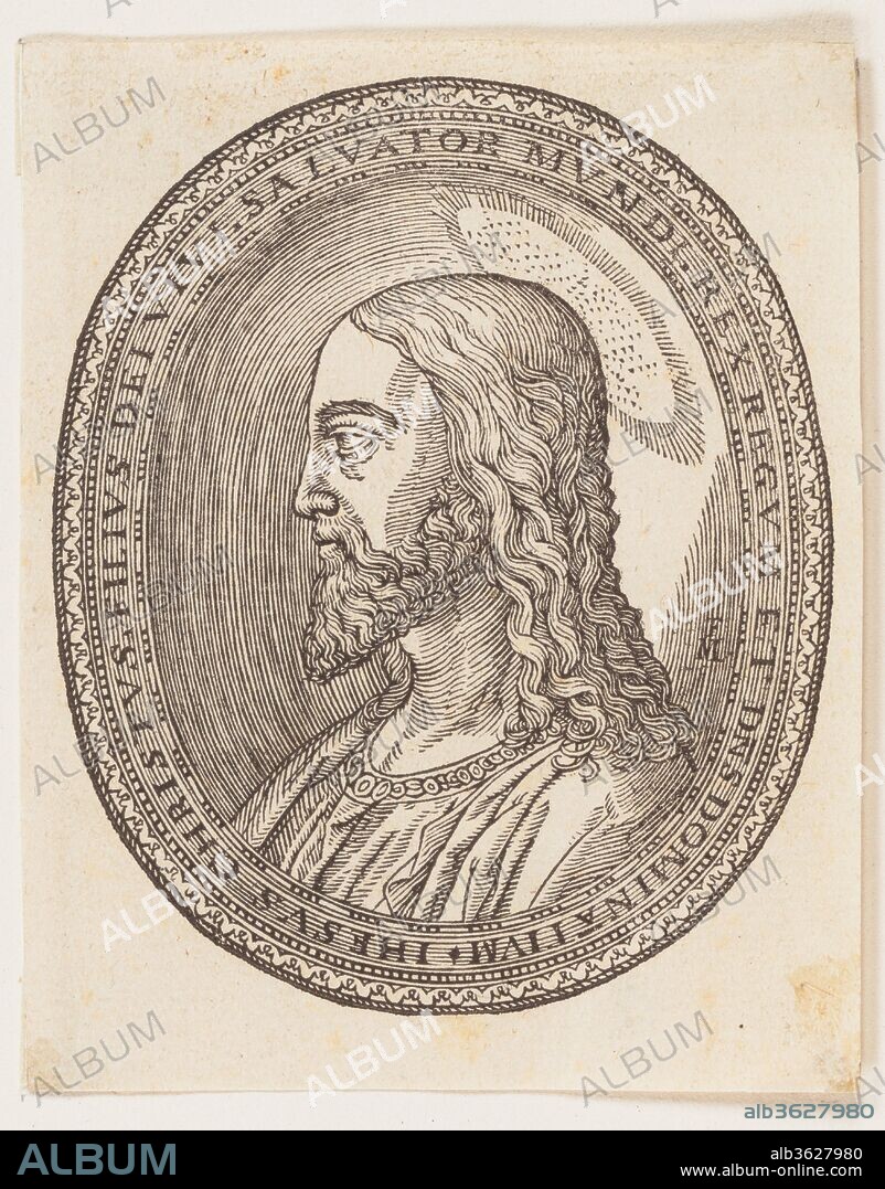 Christ, left profile. Artist: Melchior Lorck (Danish, Flensburg 1526-after 1588 Hamburg (?)). Dimensions: sheet: 3 5/8 x 2 15/16 in. (9.2 x 7.4 cm). Date: 16th century.