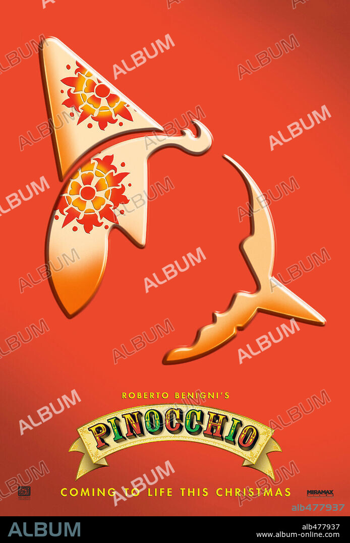 Poster of PINOCCHIO, 2002, directed by ROBERTO BENIGNI. Copyright MELAMPO CINEMATOGRAFICA.