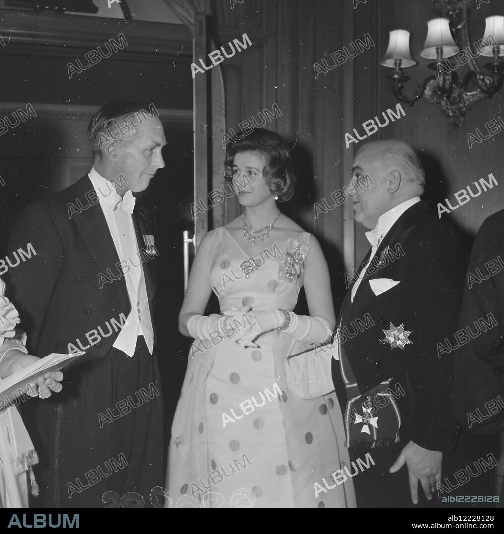 PRINCESS ALEXANDRA WITH VISCOUNT KILMUIR. 26 JANUARY 1960.