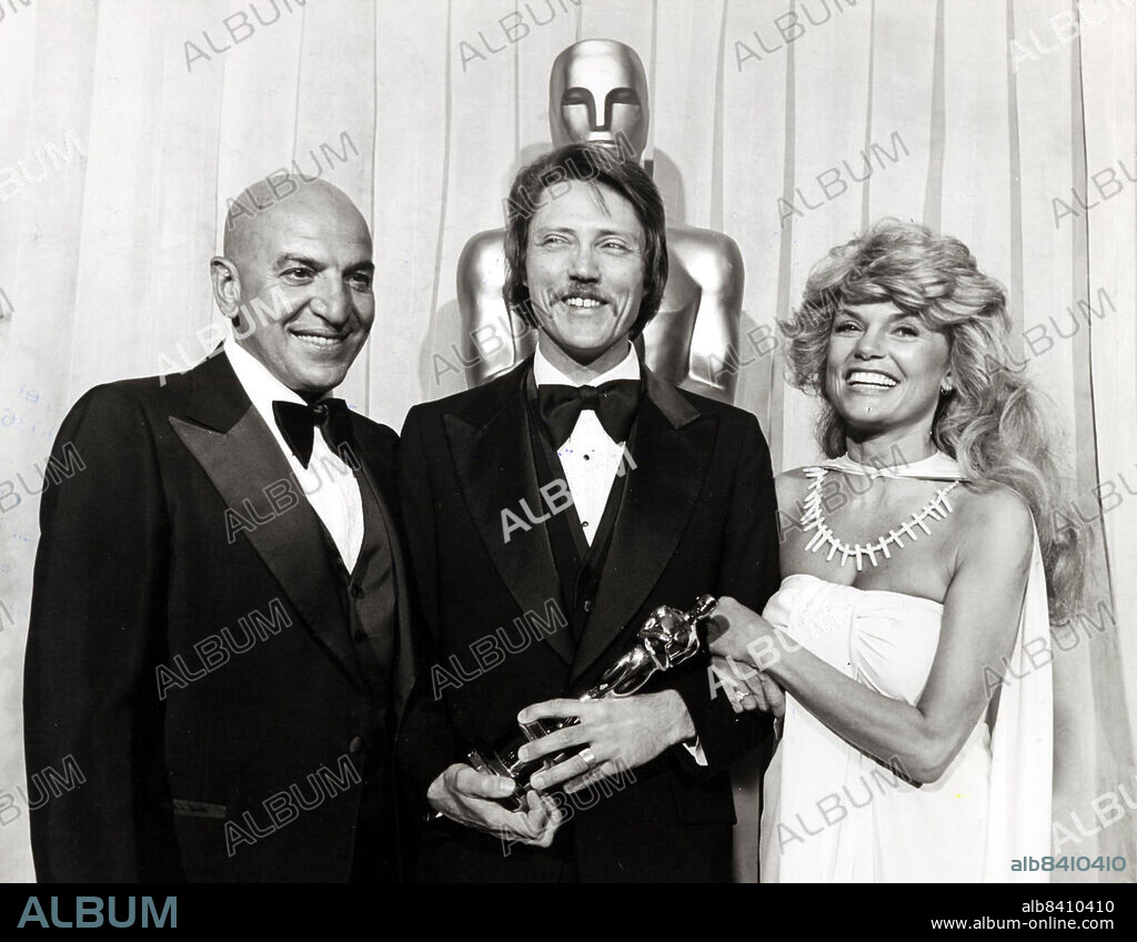 TELLY SAVALAS, CHRISTOPHER WALKEN AND DYAN CANNON AT THE ACADEMY AWARDS.1979.#10783.(Credit Image: © Globe Photos/ZUMA Wire).