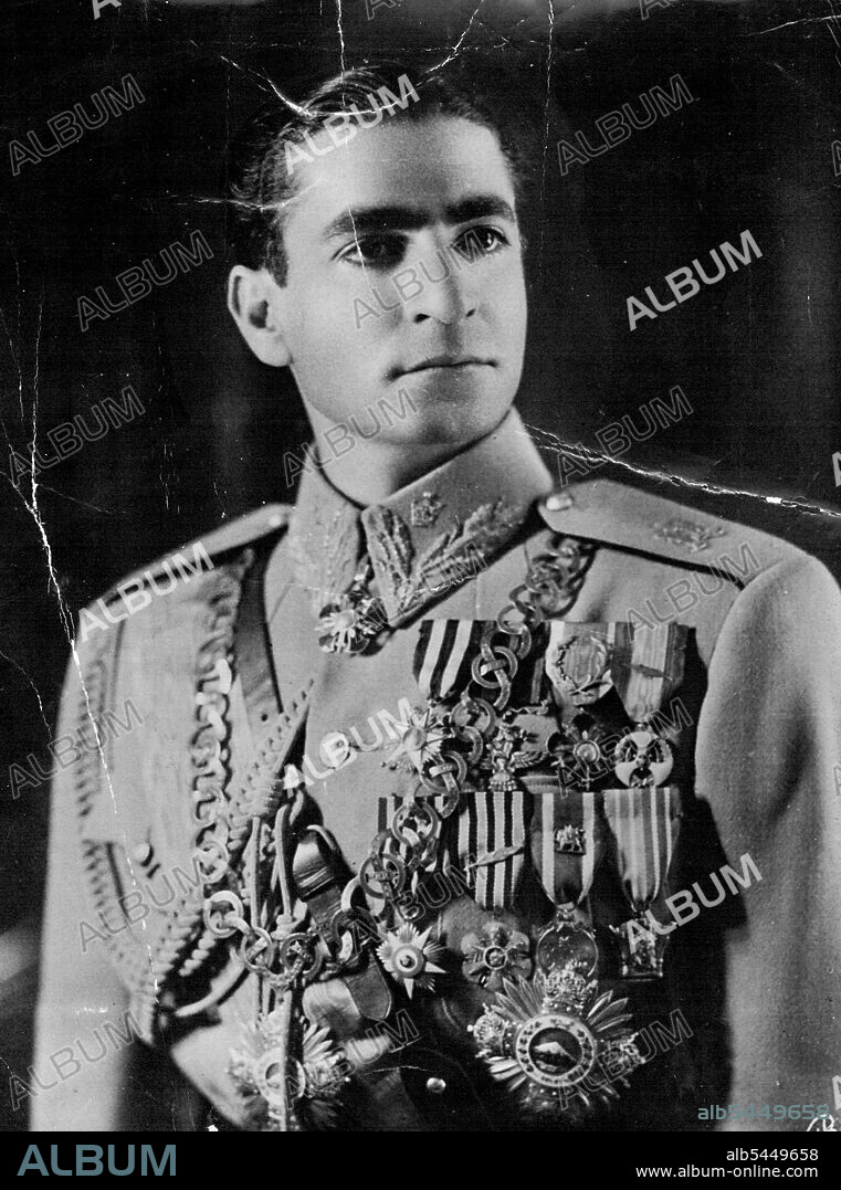 The Shah of Persia -- H.I.M. Mohammad Reza Pahlavi. July 25, 1951. (Photo by A. Bakht, Camera Press).