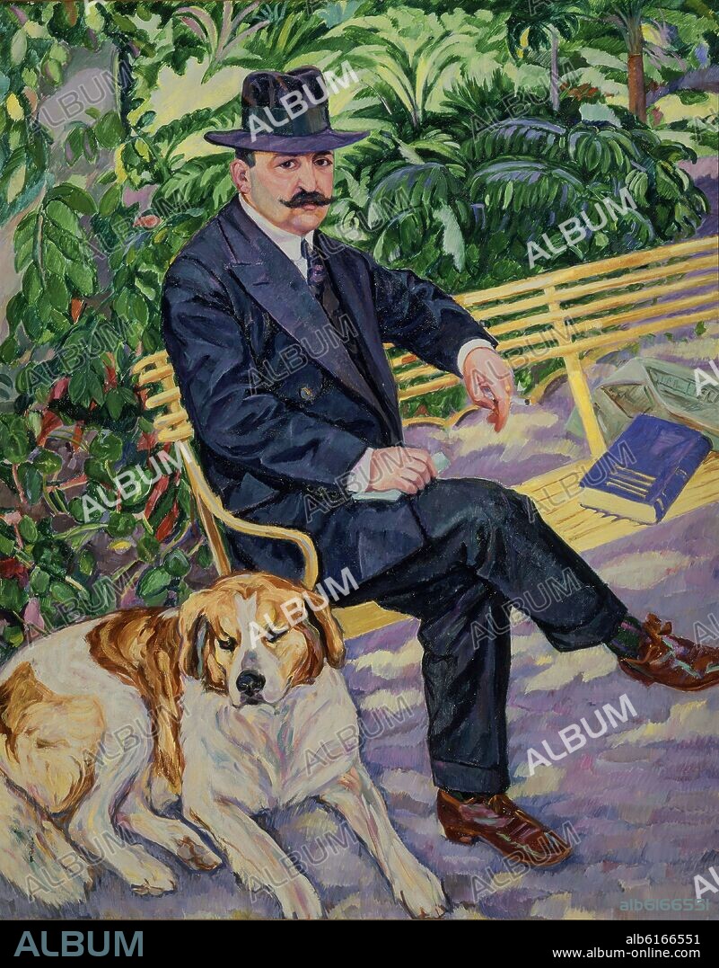 FRANCISCO ITURRINO (1864-1924). RETRATO DE RAFAEL ECHEVARRIA - 1913 - OLEO/LIENZO - 145,5X115,5 CMS.