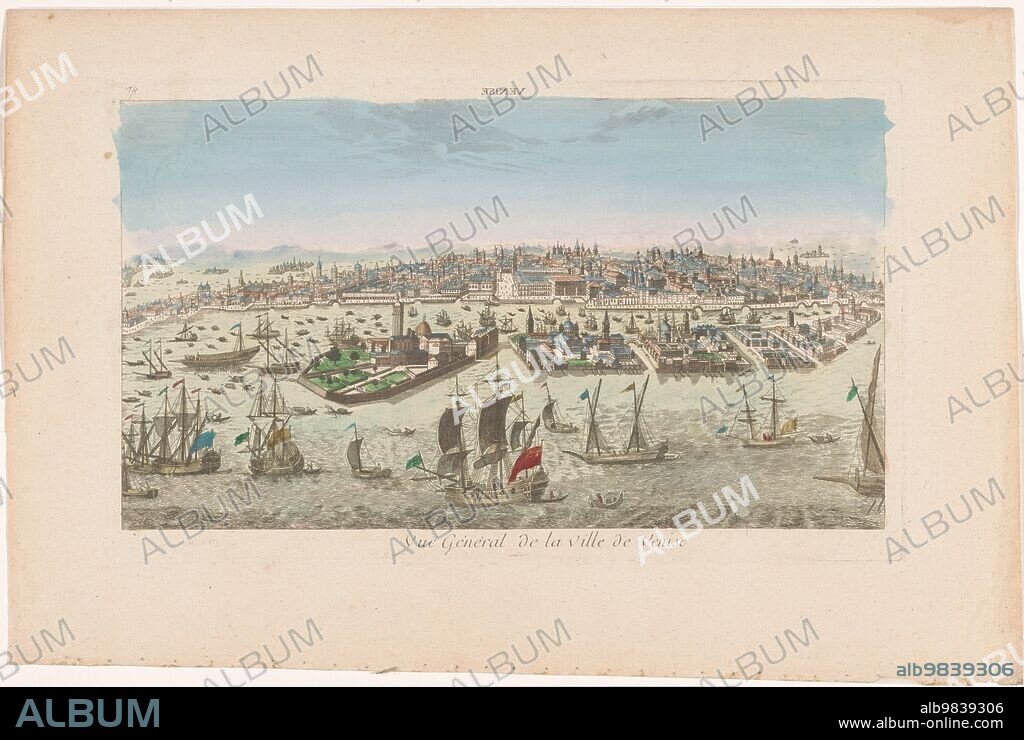 ANON. View of the city of Venice, 1700-1799.
