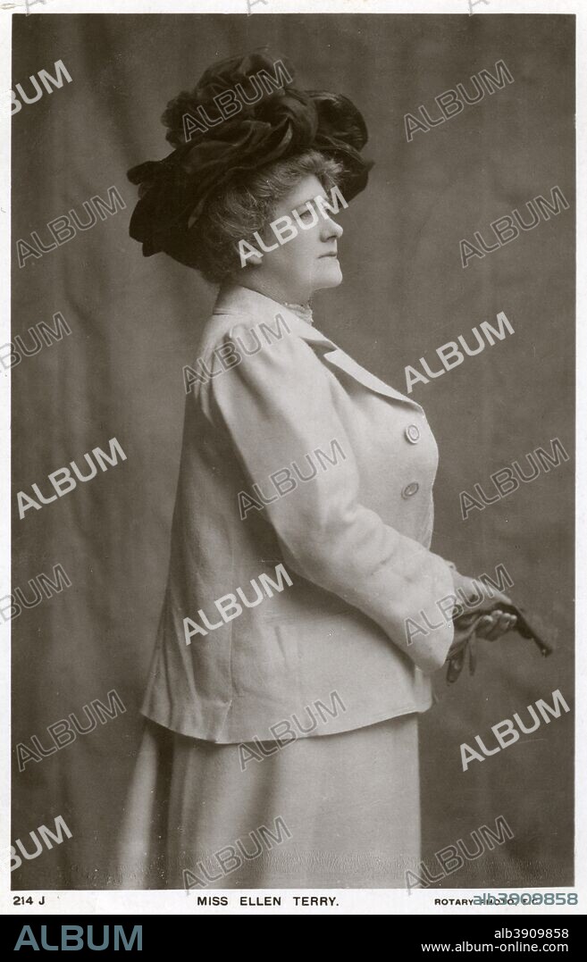 Ellen Terry, British actress, c1900s(?). Dame Ellen Terry (1847-1928) was the leading Shakespearean actress of her time.