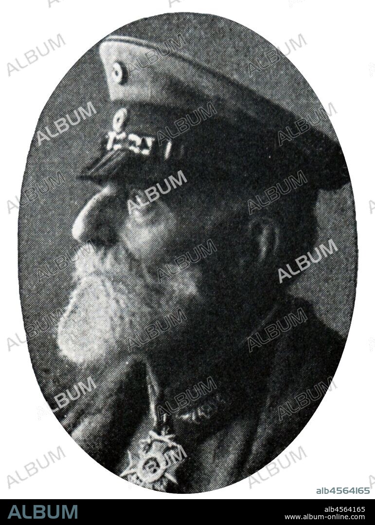 Ludwig Alexander Freiherr von Falkenhausen (1844 - 1936). German Generaloberst most notable for his activities during World War I.