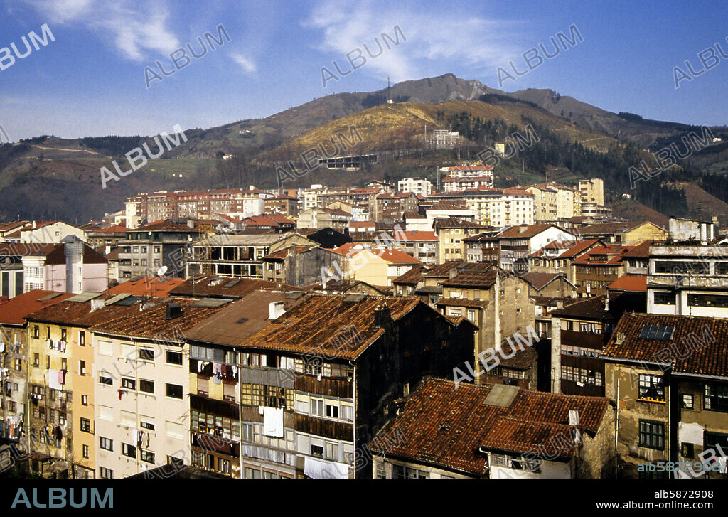 Eibar, town houses.