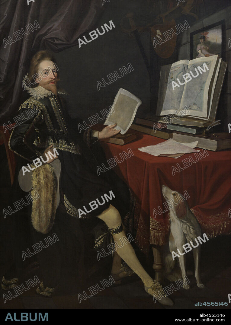 Sir Nathaniel Bacon (1585-1627). English painter. Self-portrait. Oil on canvas (206,4 x 153,7 cm), ca.1620. National Portrait Gallery. London, England, United Kingdom.