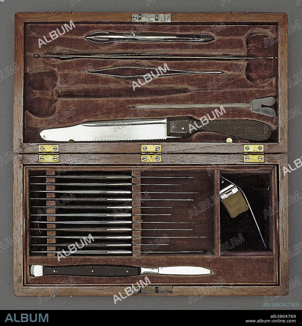 Autopsy kit used in President Abraham Lincoln's autopsy, April 15, 1865. An autopsy is a medical procedure that consists of a thorough examination performed on a body after death, to evaluate disease or injury that may be present and to determine the cause and manner of a person's death.