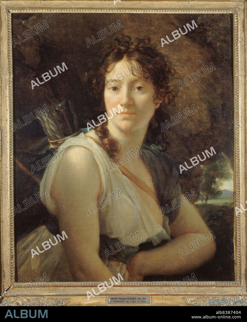 FRANÇOIS PASCAL SIMON. Portrait de Mademoiselle Duchesnois (1777-1835), sociétaire de la Comédie-Française, dans le rôle de Didon, between 1805 and 1837.