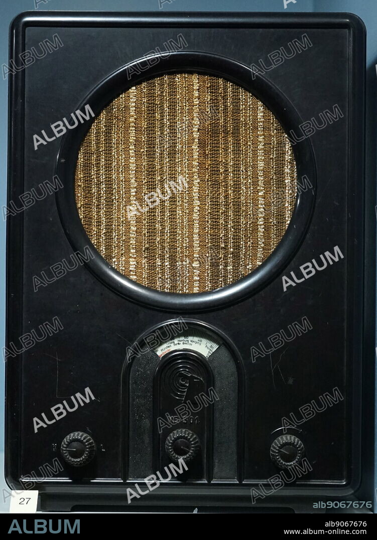 A Volksempfänger, German Radio. Dated 20th Century.