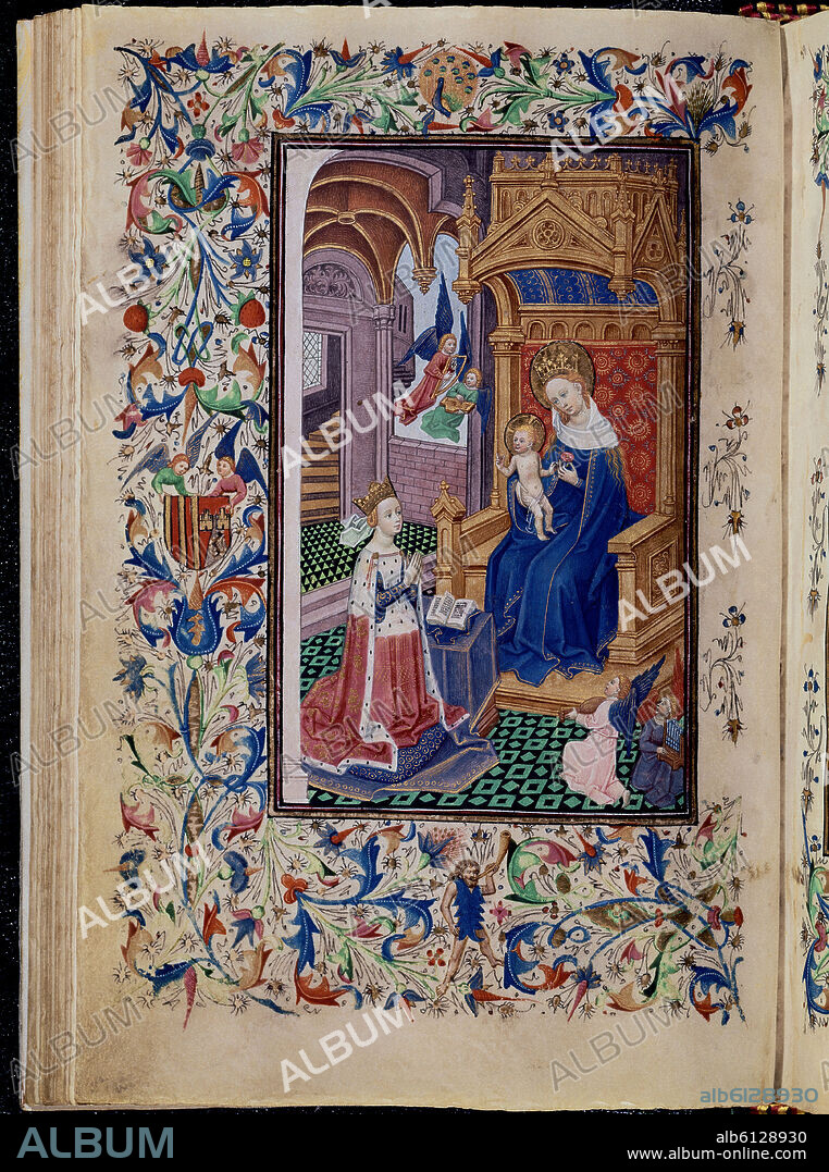 LIBRO DE HORAS DE ISABEL LA CATOLICA - PG 37 V - SIGLO XV - VITELA - 21,7x14 cm.