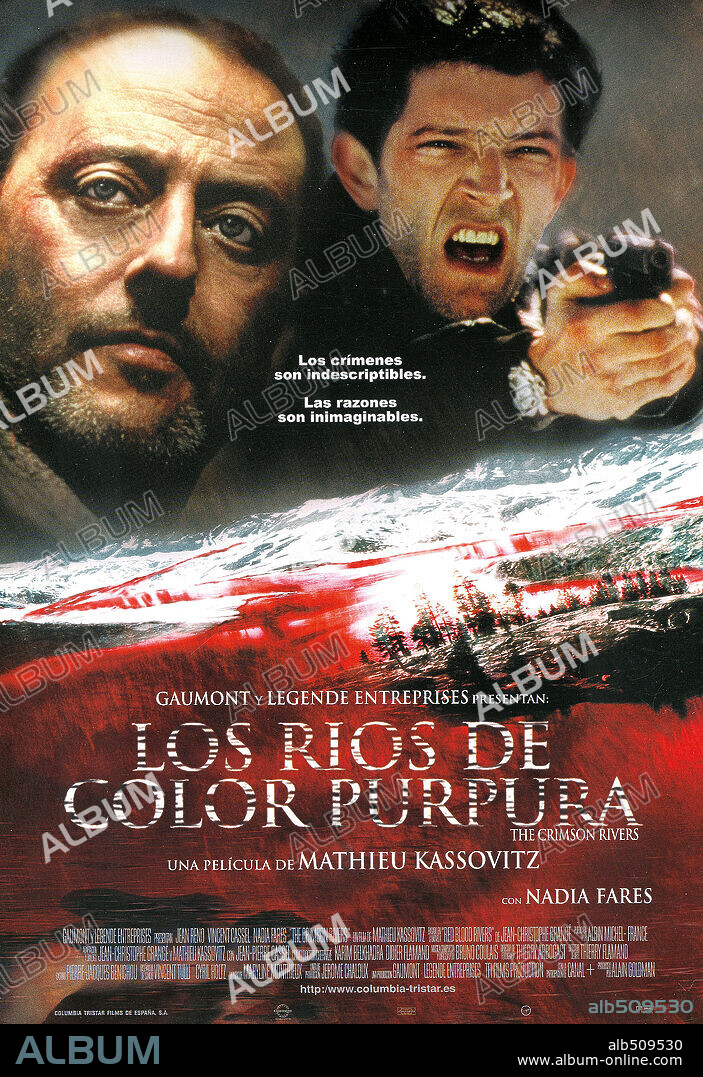 Poster of THE CRIMSON RIVERS, 2000 (LES RIVIERES POURPRES), directed by MATHIEU KASSOVITZ.