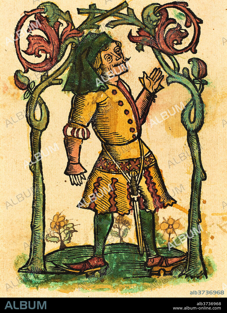 GERMAN 15TH CENTURY. Dracole Wajda. Dated: c. 1500. Medium: hand-colored woodcut.