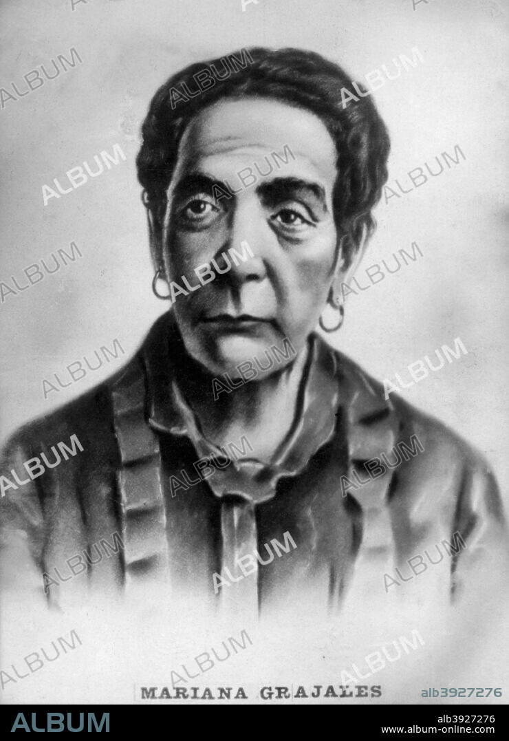 Mariana Grajales Coello (1808-1893), Cuban icon of the women's struggle and the fight for an independent Cuba free from slavery. Mariana and her family served in the Ten Years' War, Little War (1868-1878) and the War of 1895. During her time serving in the war, Mariana ran hospitals and provision grounds on the base camps of her son Antonio, frequently entering the battlefield to aid wounded soldiers, both Spaniard and Cuban. In 1957 the Mayor of Havana, Justo Luis Pozo del Puerto, officially declared Doña Mariana Grajales de Maceo the Mother of Cuba. Cigar card from the History of Cuba,  Geografico Universal, Propaganda de los Cigarros Susini y La Corona, Tabacalera Cubana.   Mariana Grajales Coello died on November 27, 1893 in Kingston, Jamaica at the age of 85.[2] Posthumous Recognition.
