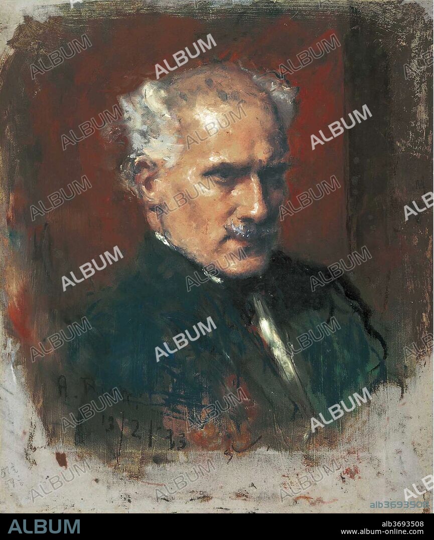 ARTURO RIETTI. Portrait of the composer Arturo Toscanini (1867-1957).