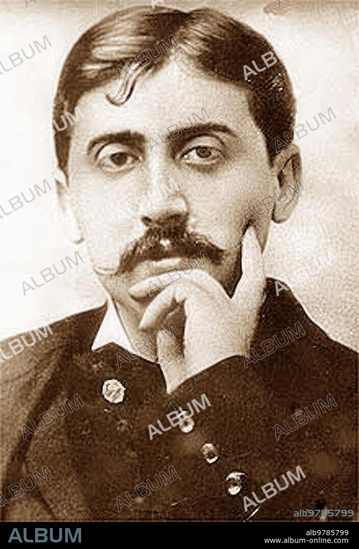 1900. Portrait of the writer Marcel Proust.