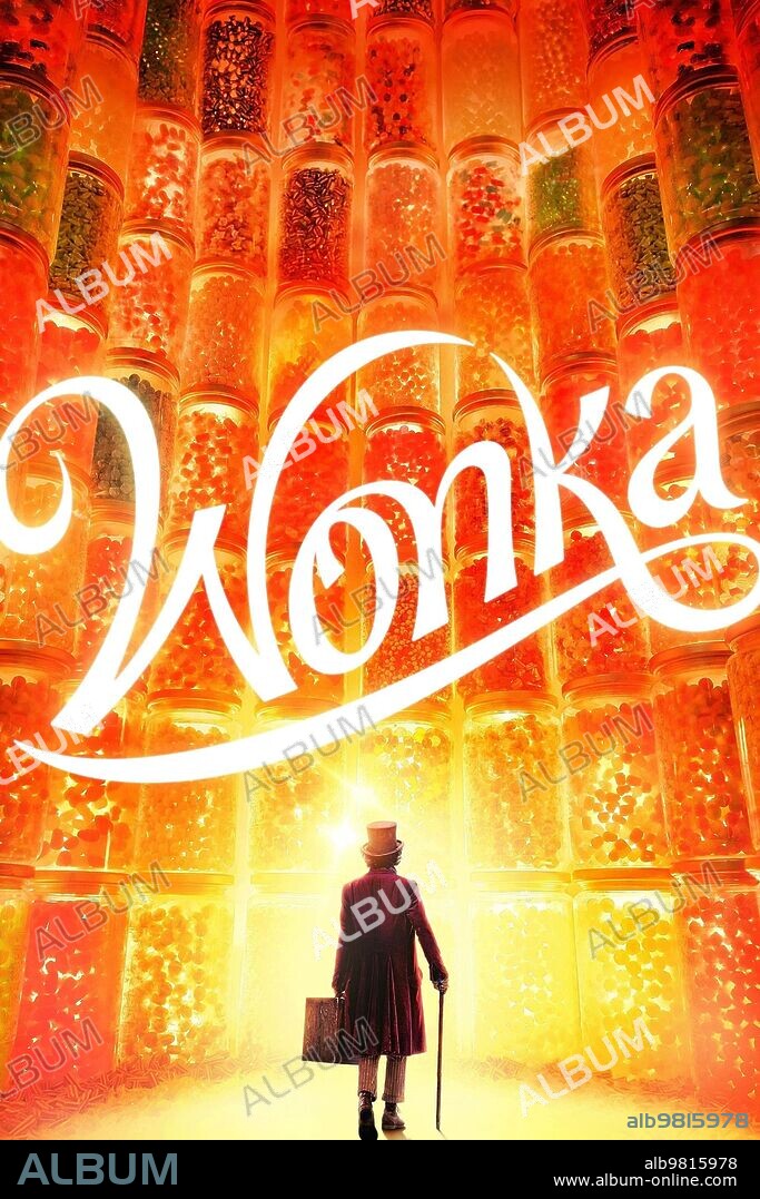 Affiche de WONKA, 2023, réalisé par PAUL KING. Copyright WARNER BROS.
