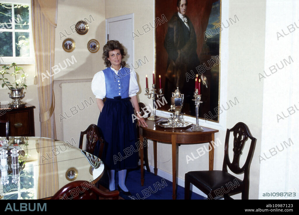 Gabriela Princess of Sayn Wittgenstein Sayn at Bendorf, Germany 1989.