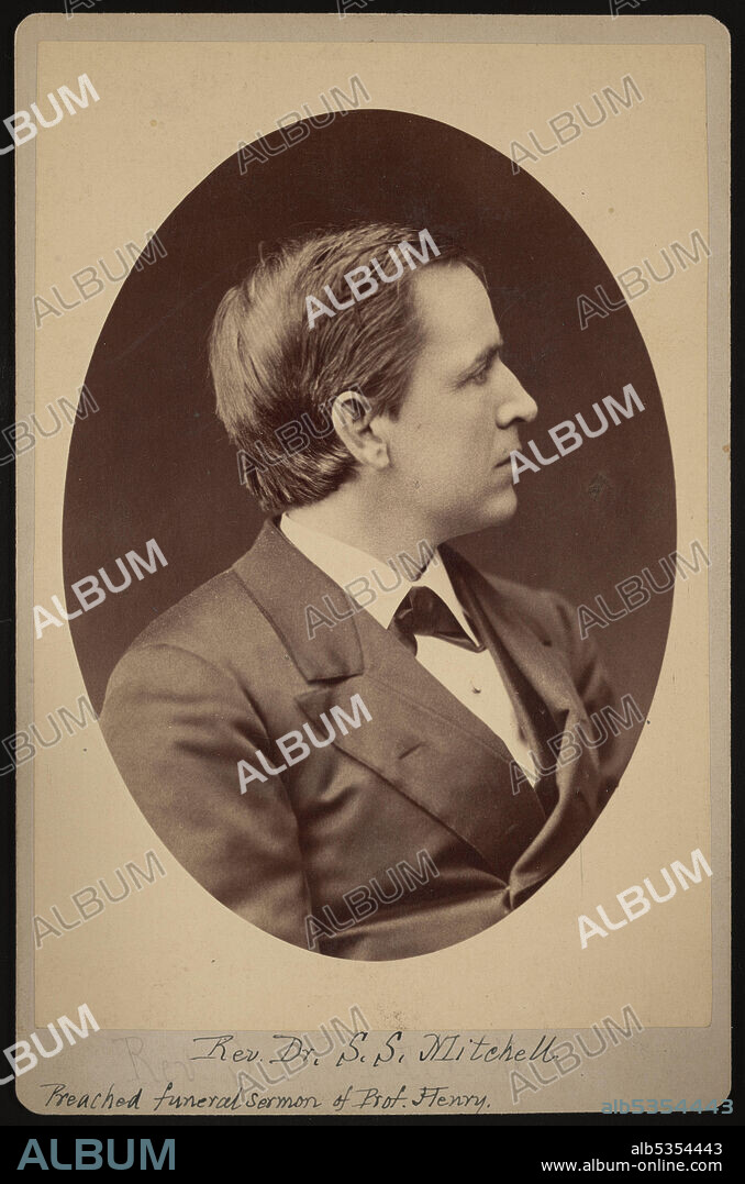 SAMUEL MONTAGUE FASSETT. Portrait of Rev. Samuel Swain Mitchell (1839-1919), Between 1876 and 1880.