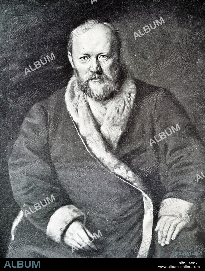 Aleksander Nikolaevich Ostrovsky. Writer, portrait. 1871. by Vasily Perov (1833-1882). Alexander Nikolayevich Ostrovsky (1823 - 1886) was a Russian playwright, generally considered the greatest representative of the Russian realistic period.