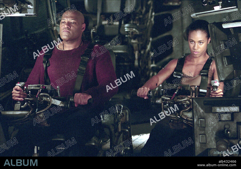 JADA PINKETT SMITH und LAURENCE FISHBURNE in MATRIX REVOLUTIONS, 2003 (THE MATRIX REVOLUTIONS), unter der Regie von ANDY WACHOWSKI und LARRY WACHOWSKI. Copyright WARNER BROS. PICTURES / BOLAND, JASIN.