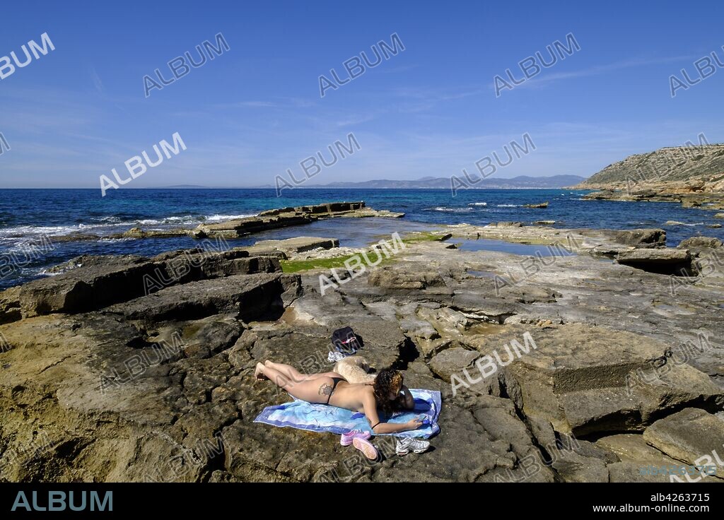 Delta beach, Municipality of Llucmajor, Mallorca, balearic islands, spain, europe.